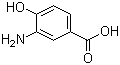 structure of CAS# 1571-72-8, 3-Amino-4-hydroxybenzoic acid