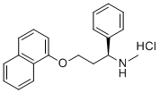 N-Desmethyl Dapoxetine HCl molecular structure (CAS 157166-71-7)