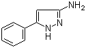 structure of CAS# 1572-10-7, 3-Amino-5-phenylpyrazole