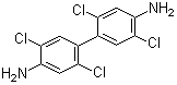 structure of CAS# 15721-02-5, 2,2',5,5'-Tetrachlorobenzidine