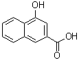 4-Hydroxy-2-naphthalenecarboxylic acid molecular structure (CAS 1573-91-7)