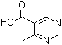 structure of CAS# 157335-92-7, 4-Methylpyrimidine-5-carboxylic acid