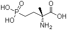structure of CAS# 157381-42-5, (S)-2-氨基-2-甲基-4-磷酰丁酸