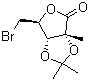 CAS 登录号：157666-07-4, 5-溴-5-脱氧-2,3-O-异丙亚基-2-C-甲基-D-核糖酸-gamma-内酯