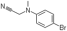 N-Methyl-N-(4-bromophenyl)aminoacetonitrile molecular structure (CAS 157671-45-9)