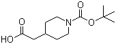 structure of CAS# 157688-46-5, 1-Boc-4-piperidylacetic acid