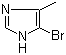 structure of CAS# 15813-08-8, 4-Methyl-5-bromoimidazole