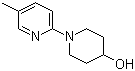 structure of CAS# 158181-84-1, 1-(5-Methyl-2-pyridinyl)-4-piperidinol