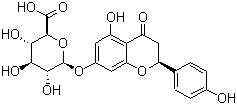 Naringenin 7-O-beta-D-glucuronide molecular structure (CAS 158196-34-0)
