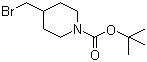 structure of CAS# 158407-04-6, tert-Butyl 4-(bromomethyl)piperidine-1-carboxylate