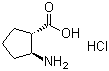 CAS # 158414-44-9, (1R,2R)-(-)-2-Amino-1-cyclopentanecarboxylic acid hydrochloride