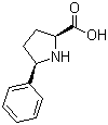 structure of CAS# 158567-93-2, (2S,5R)-5-苯基吡咯烷-2-甲酸