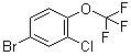 structure of CAS# 158579-80-7, 4-溴-2-氯-1-(三氟甲氧基)苯