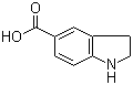 structure of CAS# 15861-30-0, 吲哚啉-5-羧酸