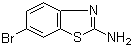 structure of CAS# 15864-32-1, 2-氨基-6-溴苯并噻唑