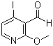 structure of CAS# 158669-26-2, 4-碘-2-甲氧基吡啶-3-甲醛