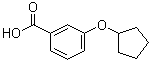 structure of CAS# 158860-99-2, 3-(环戊基氧基)苯甲酸