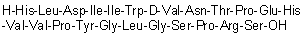 CAS # 158884-64-1, [22D-Val]-big endothelin-1[16-38] (human), L-Histidyl-L-leucyl-L-alpha-aspartyl-L-isoleucyl-L-isoleucyl-L-tryptophyl-D-valyl-L-asparaginyl-L-threonyl-L-prolyl-L-alpha-glutamyl-L-histidyl-L-valyl-L-valyl-L-prolyl-L-tyrosylglycyl-L-leucylglycyl-L-seryl-L-prolyl-L-arginyl-L-serine