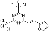 CAS 登录号：159266-22-5, 2-[(1E)-2-(2-呋喃基)乙烯基]-4,6-双(三氯甲基)-1,3,5-三嗪