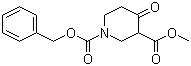 structure of CAS# 159299-93-1, 4-Oxo-1,3-piperidinedicarboxylic acid 3-methyl 1-(phenylmethyl) ester