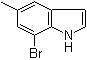 structure of CAS# 15936-79-5, 5-Methyl-7-bromoindole