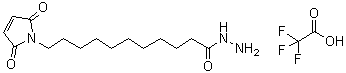 CAS 登录号：1593661-78-9, 马来酰亚胺基十一烷酰肼三氟乙酸盐
