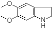 5,6-二甲氧基吲哚啉分子结构 (CAS 15937-07-2)