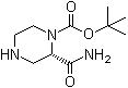 CAS 登录号：159485-29-7, (S)-2-(氨基羰基)-1-哌嗪羧酸叔丁酯