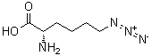 structure of CAS# 159610-92-1, 6-Azido-L-norleucine