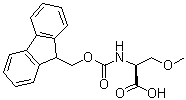 N-[(9H-Fluoren-9-ylmethoxy)carbonyl]-O-methyl-L-serine molecular structure (CAS 159610-93-2)