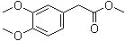 structure of CAS# 15964-79-1, 3,4-Dimethoxyphenylacetic acid methyl ester