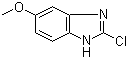 2-Chloro-5-methoxybenzimidazole molecular structure (CAS 15965-54-5)