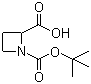 structure of CAS# 159749-28-7, 1-Boc-L-azetidine-2-carboxylic acid