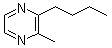 structure of CAS# 15987-00-5, 2-Methyl-3-butylpyrazine