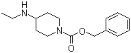 structure of CAS# 159874-38-1, 4-Ethylaminopiperidine-1-carboxylic acid benzyl ester