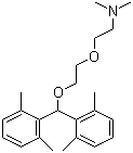 CAS 登录号：1600-19-7, 双甲苯醚甲胺, 2-[2-[双(2,6-二甲基苯基)甲氧基]乙氧基]-N,N-二甲基乙胺