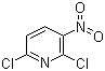 2,6-二氯-3-硝基吡啶分子结构 (CAS 16013-85-7)