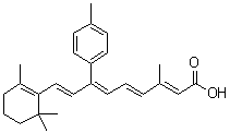 structure of CAS# 160162-42-5, (2E,4E,6Z,8E)-3-Methyl-7-(4-methylphenyl)-9-(2,6,6-trimethyl-1-cyclohexen-1-yl)-2,4,6,8-nonatetraenoic acid