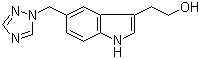 structure of CAS# 160194-39-8, 2-[5-(1,2,4-Triazol-1-ylmethyl)-1H-indol-3-yl]ethanol