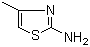 structure of CAS# 1603-91-4, 2-Amino-4-methylthiazole