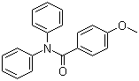 structure of CAS# 16034-40-5, N,N-二苯基-4-甲氧基苯甲酰胺