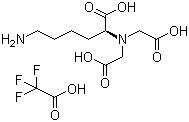 structure of CAS# 160369-83-5, N2,N2-Bis(carboxymethyl)-L-lysine 2,2,2-trifluoroacetate