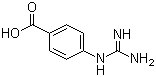 CAS # 16060-65-4, 4-Guanidinobenzoic acid, 4-[(Aminoiminomethyl)amino]benzoic acid