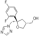 CAS 登录号：160709-02-4, 2,5-脱水-1,3,4-三脱氧-2-C-(2,4-二氟苯基)-4-(羟甲基)-1-(1H-1,2,4-三唑-1-基)-D-苏式-戊糖醇