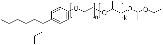 CAS # 160799-28-0, Nonylphenoxy polyethoxy polypropoxy ethyl acetal, 4-Tripropylenephenol ethoxylated propoxylated 1-ethoxyethyl ether
