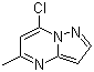 7-氯-5-甲基吡唑并[1,5-a]嘧啶分子结构 (CAS 16082-27-2)