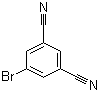 structure of CAS# 160892-07-9, 5-Bromo-1,3-benzenedicarbonitrile