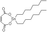 structure of CAS# 16091-18-2, 马来酸酯辛基锡