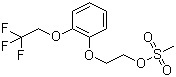 CAS # 160969-03-9, 2-[2-(2,2,2-Trifluoroethoxy)phenoxy]ethyl methanesulfonate