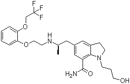 structure of CAS# 160970-54-7, Silodosin